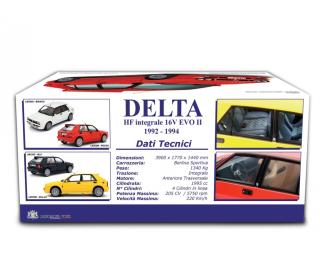 Lancia Delta HF Integrale Evo II 1992-94 Rosso Monza Laudoracing 1:18 Resinemodell (Türen, Motorhaube... nicht zu öffnen!)